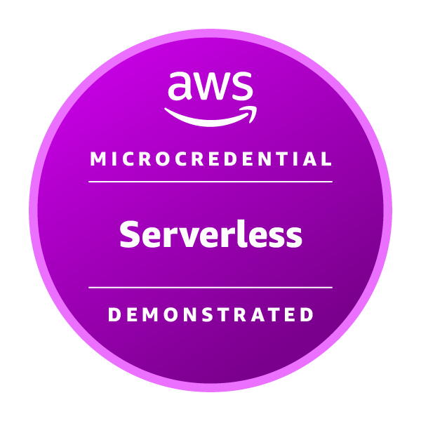 AWS Microcredential: Serverless – Demonstrated